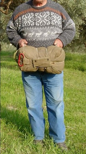 US parachutes still found on the drop zones - WWII militaria