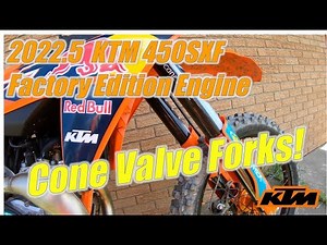 WP Cone Valve Forks on my 2022.5 KTM 450 Factory Edition