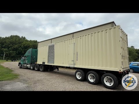 2000 kW & 1500 kW Portable Diesel Generator Sets | MEG Custom Packaging
