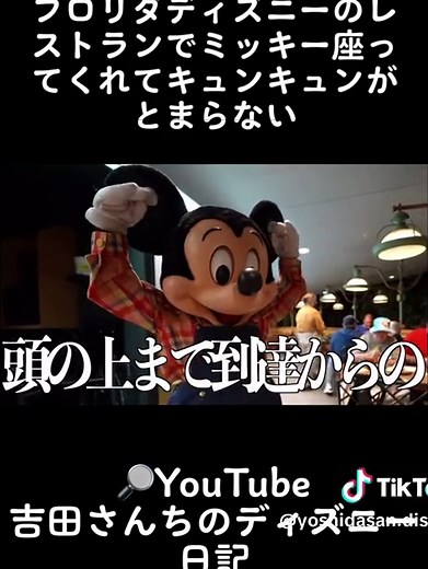 海外ではミッキーが座ってくれることがよくあります#吉田さんちのディズニー日記 #ディズニー #ウォルトディズニーワールド#ミッキー#おすすめ