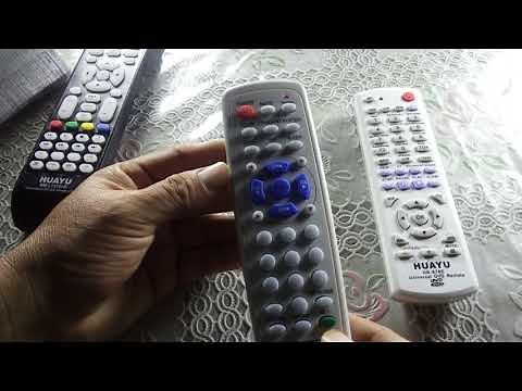 How to program a Huayu universal remote control
