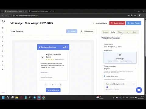 Cómo Crear un Widget de Reseñas en 5 Minutos