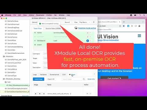 RPA Software with fast, on-premise offline OCR