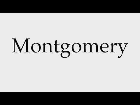 How to Pronounce Montgomery