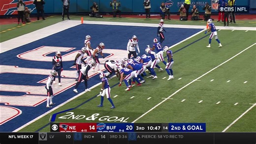 Josh Allen's plows into end zone with second QB-sneak TD