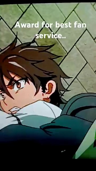 high school of the dead sniper rifle scene. #fanservice #anime