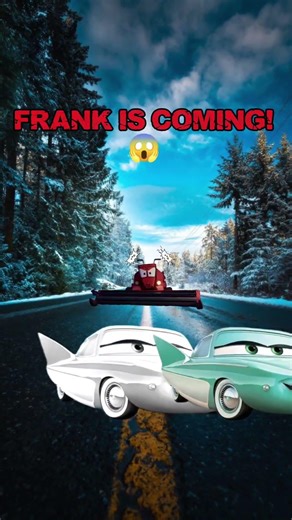 Flo vs Frank: Can she escape? 😱 #shorts #cars #animation