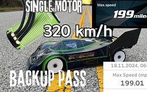 320 时速单电机的遥控车！！！