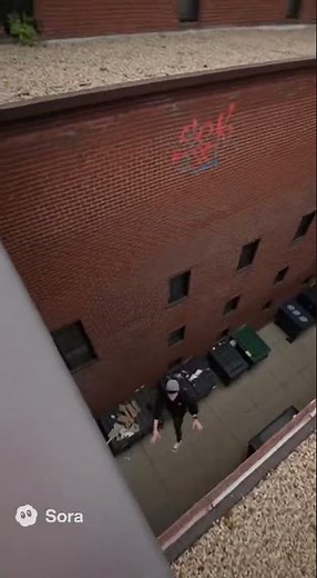 Epic Rooftop Jump Fail Caught On Camera!
