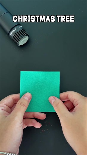 Origami Christmas tree 🌲 utorial How To Make Fold Step by Step Christmas Decor Idea for Kids Girlfriend Boyfriend #christmasdecor #origami #papercraft #origamitutorial #paperfolding