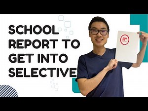 What Your Report Should Look Like to Transfer into a Selective School