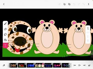 Numbers creatures 100 to 1.000