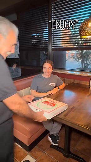 Only at Jerry’s Pizza do you leave with a full belly and a new friend 😂🍕 Tony keeps everyone laughing and fed — it’s part of the experience! Come by and see why our family restaurant has been a Martinsville favorite for years. 📍 Open Wednesday–Sunday — we’ll save you a slice! | Jerry's Pizza