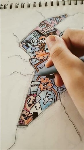 Vexx inspired doodle #drawing #doodle #vexxart #vexx #art #traditionalart ‪@Vexx‬