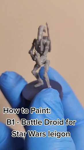 A super simple battle ready Droid paint job that has great results, what should I paint next?#starwars #starwarsleigon #starwarstiktok #thearmypainter #citadelpaints #vallejo #slaythegrey #hobby #fypシ #viral #fyp