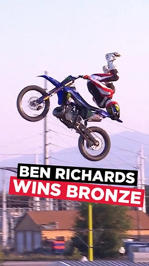 Ben Richards Wins Bronze in Moto X Best Trick