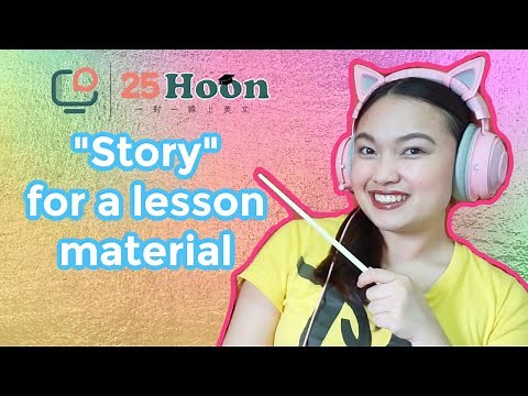 25Hoon| How to Teach/Discuss a Story with a Student| Demo Tips| Story Lesson Material| Sample Lesson