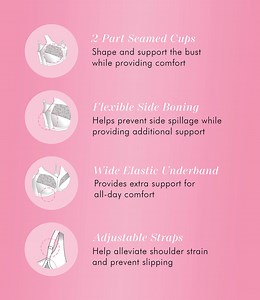 Fully® Slimming Wireless Full-Coverage Bra with Back Closure & Lace