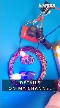 Transfer energy wireless using this simple circuit #diy #electronic