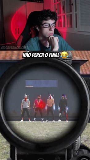 NÃO PERCA O FINAL 🤣 #freefire #caetanobichet