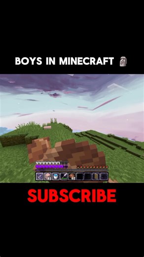 Boys vs Girls in Minecraft 🗿 #isurvived100daysminecraftinhindi #minecraft #viralshort #gaming #short