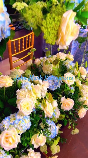 Flashback highlights to the gorgeous 2024 June florals by John Mark Enterprises 💙🦋🩵 #memphis #eventvenue #weddingvenue #downtownmemphis #wedding