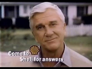 Shell With Leslie Nielsen - "Surely, the Place For Answers" (Commercial, 1981)