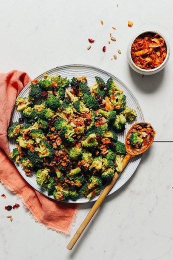 Creamy Vegan Broccoli Salad (Mayo-Free!)
