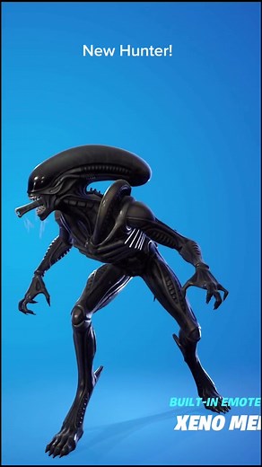 Xenomorph Alien Skin Fortnite Emote Showcase