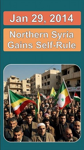 January 29 - Northern Syria Gains Self-Rule on this day #Shorts