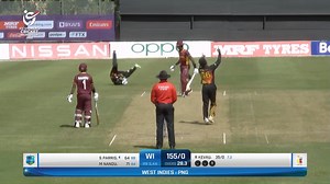 Captain Matthew Nandu's magnificent 128 off 134 balls steered West Indies to a convincing 169-run against Papua New Guinea ⬇️ | ICC - International Cricket Council