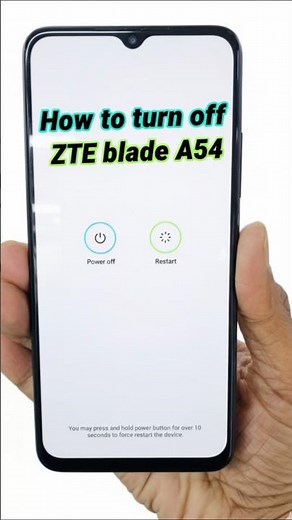 🔥 ZTE Blade A54 Power Off Guide: The EASY Way to Safely Shut Down Your Phone 🔥