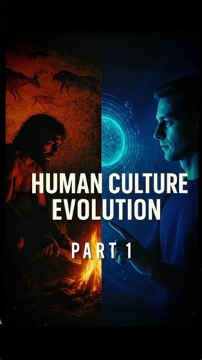 Human Culture Evolution: From Ancient Times to the Digital Age #evolution #historyshorts #shorts