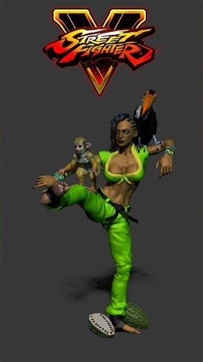 Laura Matsuda #ZBrush #3Dmodeling #digitalsculpting #videogames #StreetFighterV