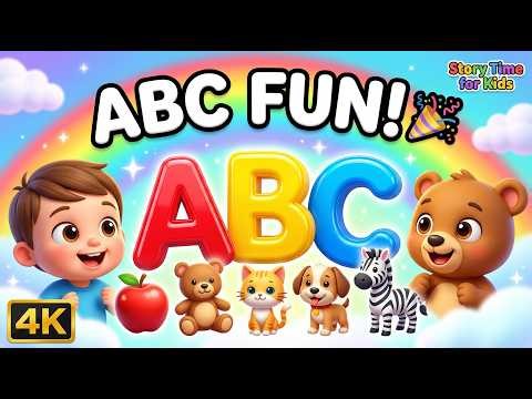 🌈 ABC Song for Kids | A to Z Alphabet Fun 🎵 Learn Letters with Animation | Story Time for Kids