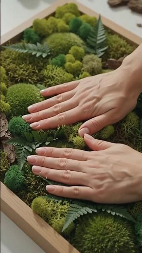 DIY Moss Wall Art 🌿 | Transform Your Wall Into a Living Masterpiece