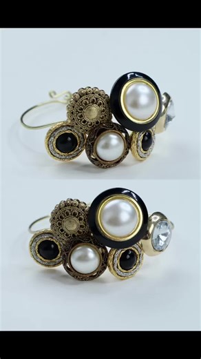 Easy wire wrapped button bracelet made from 16g Artistic Wire. Full tutorial on YouTube at Heather Boyd Wire. #buttons #braceletmaking #wirebracelets