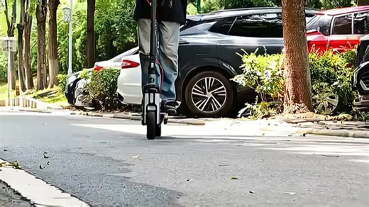 九号（Ninebot）电动滑板车成年人两轮代步折叠便携式智能减震避震防滑稳定智慧显示大屏全新第三代滑板车F3