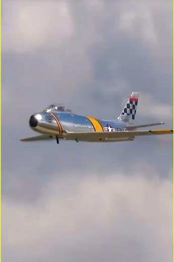F-86 Sabre: iconic American jet fighter, agile, fast, served in Cold War era.