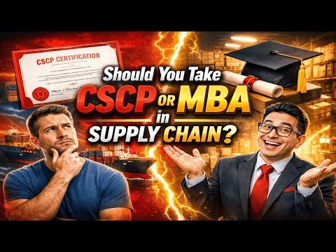 CSCP vs MBA in Supply Chain