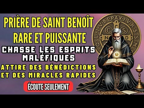 🛡️ Saint Benoît : prière puissante contre les démons, pour la bénédiction et la richesse ✨