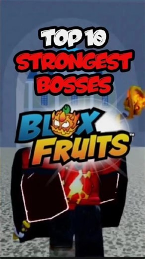 TOP 10 STRONGEST BOSSES/RAID BOSSES IN BLOX FRUITS | BLOX FRUIT UPDATE 30