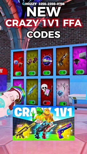 Discover New Crazy 1v1 FFA Codes for Fortnite