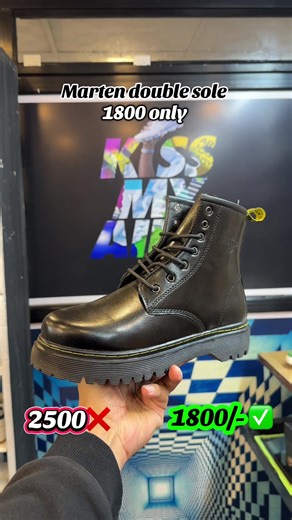Get this best quality dr marten double sole only at rs 1800/- COD available all over nepal Contact:- 9860963053 Store:- ekantakuna, laitpur Size 39-43 Do visit or order online #fyp
