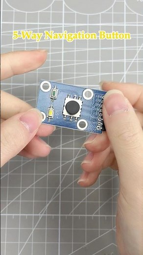 What is a 5-way navigation button?#arduino #electronic #module #diy #button