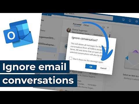 Microsoft Outlook - Ignore email conversations