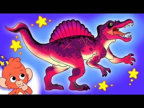 Learn Dinosaurs for Kids | Dinosaur Cartoon videos | T-Rex Parasaurolophus | Club Baboo dinasours