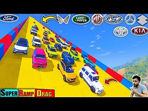 GTA 5 Indian Suv and Super Suv Super Ramp Off-Road Drag Race GTA 5