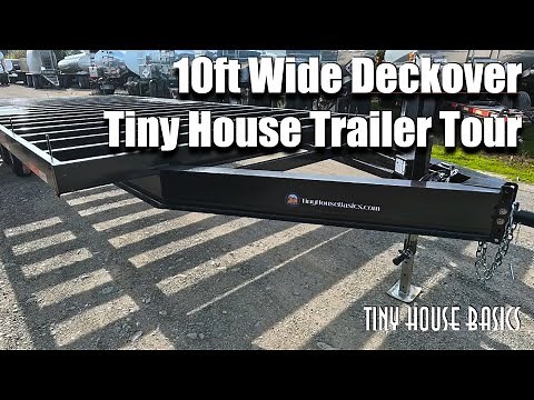 Deckover Tiny House Trailer Tour: 24ft x 10ft wide