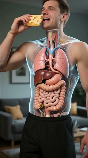 🧀 What Happens When You Eat Cheese? | Realistic 3D Human Body Digestion Animation